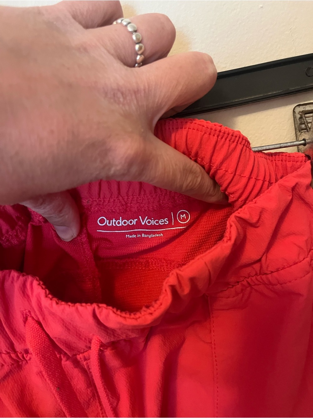 Outdoor Voices Women’s Red/Pink Athletic Shorts Rek Trek Anti-Odor Anti-Abrasion - Picture 5 of 5